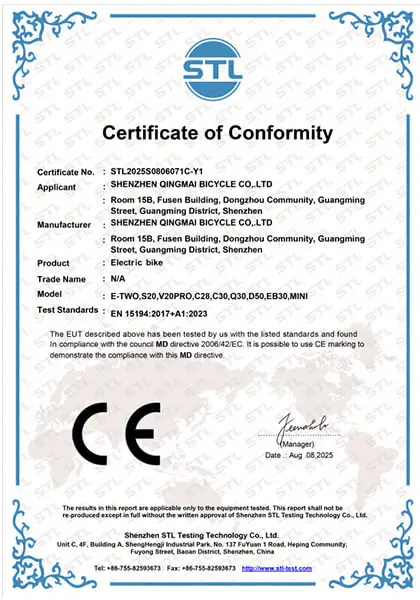 CE-MD Sertifikası